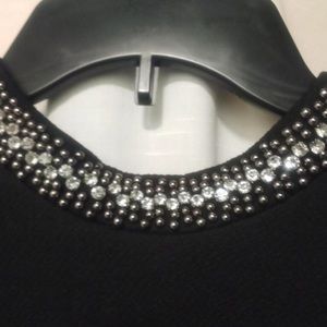 Special occasion black blouse